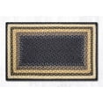 thumbnail image 1 of Earth Rugs RC-79 Lt. Blue / Dk. Blue / Mustard Oblong Braided Rug 20 x 30 inch, 1 of 1