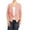 Pink, variant on Women's Plus Size Lightweight Draped Neck Open Front Solid Blazer Jacket