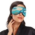 thumbnail image 2 of IAUYY Sleep Mask, Super Soft Eye Masks with Adjustable Strap, Lightweight Comfortable Blindfold,Perfect Blocks Light for Men Women Panoramic Abstract Painting, 2 of 7