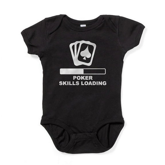 CafePress - Poker Skills Loading - Cute Infant Bodysuit Baby Romper - Size Newborn - 24 Months