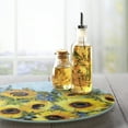 thumbnail image 5 of CounterArt Sunflower Gallery 4mm Tempered Glass Lazy Susan Turntable, 5 of 7