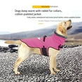 thumbnail image 4 of Harness Pet Hoodie Snow Clothes High Neckcollar Windproof Dog Winter Jacket Cold Weather Warm Coat, 4 of 8