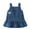 Blue, variant on Mercatoo Girls Cute Suspender Denim Dress Sleeveless 𝐌ini Dress with Pockets for Toddler Baby Girl Birthday Part𝐲 Dress
