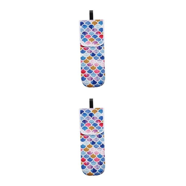 Minnieouse Travel Water-resistant Curling Iron Holder Cover Bag Carrying Purple Tipo 1 2Conjunto