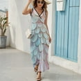 thumbnail image 6 of Mermaid Fish Scales Art Sleeveless Dress Women's Summer Suit Dresses for Women 2025 Luxury Party Dress, 6 of 7