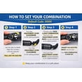 thumbnail image 2 of Bike Lock Cable 2 Pack 4 ft 8mm Combination Lock for Bikes Scooters Black, 2 of 9