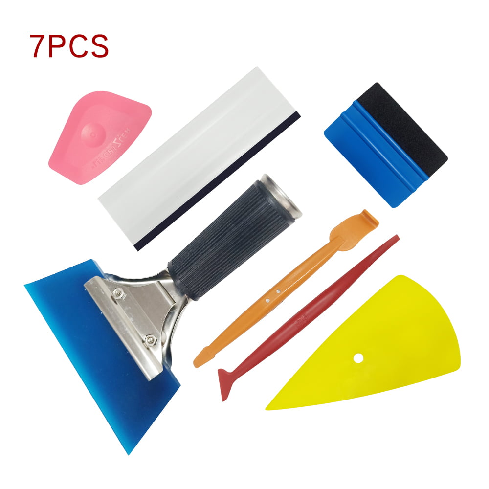 Rubber Yellow Turbo Squeegee Blade for Window Tint Film Installation Tool 2 Size 