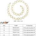 thumbnail image 5 of SUOSDEY Women O-Ring Waist Chain Belt Ladies Western Cowgirl Metal Chain Belt for Jeans Dresses Adjustable, 5 of 5