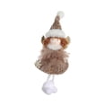thumbnail image 2 of Adorno Colgante de Navidad Macarena Muñeco de Ángel de Peluche Marrón 18 cm x 8,5 cm x 4 cm, 2 of 8