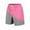 Pink, variant on BLCHUNen Plus Size Mens Gym Shorts Color Blocked Straight Leg Elastic Summer Beach Basketball Shorts,M-5xl