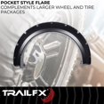 thumbnail image 3 of TrailFX Fender Flare TFF3011S TFX Fender Flares; Pocket Style; Extended Tire Coverage; Black Smooth Paintable Finish; Injected Polypropylene, 3 of 7