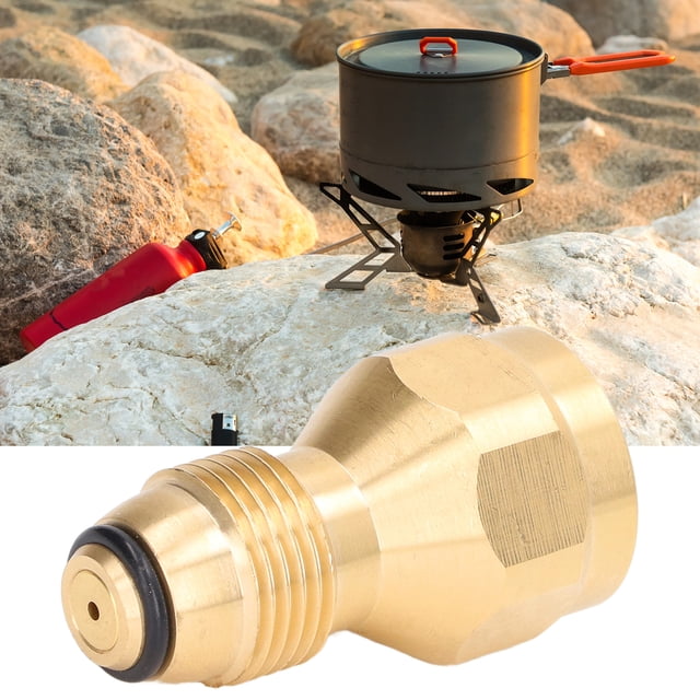 Adaptador de Relleno de Propano, Adaptador de Recarga de Tanque de Mini Propano CON CONEXIÓN RÁPIDA