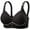 Black, variant on Xixinqiwan Womens Plus Size Wire Free Bras,Beauty Back Full Coverage Comfort Bras Breathable Lift Up Bra for Women Everyday Bras