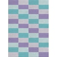 thumbnail image 1 of Ahgly Company Indoor Rectangle Patterned Slate Blue Grey Novelty Area Rugs, 3' x 5', 1 of 6
