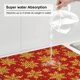 thumbnail image 5 of Fotbe Christmas With Gold Snowflakes Alfombrilla de Secado para Cocina con Estampado, 18x24 Pulgadas, 5 of 7