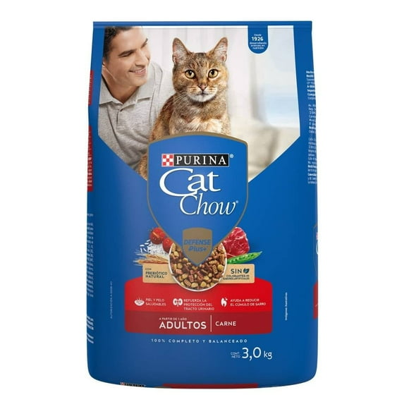 Alimento para Gato Purina Cat Chow Defense Plus Adultos Carne 3 kg