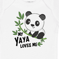 thumbnail image 4 of Inktastic My Yaya Loves Me- Cute Panda Boys or Girls Baby Bodysuit, 4 of 5