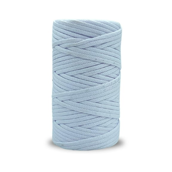 CROCHETA Cadet Blue 3mm x 54yards PP Knot Macrame Cord, Colored Macrame Rope, Cotton Rope Macrame Yarn, Colorful Cotton Craft Cord for Wall Hanging, Plant Hangers, Crafts, Knitting
