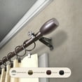 thumbnail image 5 of InStyleDesign  Diego Adjustable Black Curtain Rod Black 18 to 28 inches Black Finish, 5 of 5