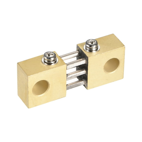 600A 75mV Shunt Resistor for DC Current Ammeter Analog Panel Meter FL-19