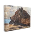 thumbnail image 2 of Stupell Brown Bear Wildlife Lake Animal Animals & Insects Painting Gallery Wrapped Canvas Print Wall Art, 2 of 5