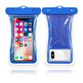 thumbnail image 1 of Waterproof Phone Pouch Floating IPX8 Glitter Waterproof Cell Phone Case Dry Bag, 1 of 5