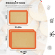 thumbnail image 5 of Juego de 3 tapetes de silicona para hornear, tapetes de silicona para hornear, tapetes antiadherentes para hornear para hacer macarrones, galletas, 5 of 7