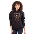thumbnail image 3 of Betty Boop Dark Gothic Skull Heart Women Plus Size Graphic Pullover Hoodie Brisco Brands 2X, 3 of 4