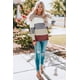 thumbnail image 4 of ABPHQTO Suéter con bolsillos colorblock para mujer, 4 of 5