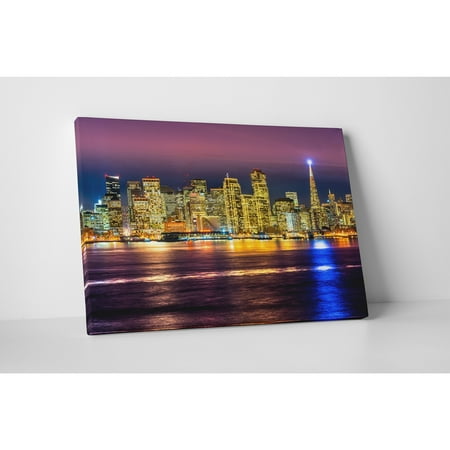 Pingo World City Skylines 'Downtown San Francisco' Gallery Wrapped Canvas Wall Art (Best Small City Skylines)
