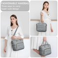 thumbnail image 6 of Blue Christmas Snowflake Pattern Womens Lunch Box for Work,Insulated Large Lunch Bag for Tween and Teen,Loncheras Para Mujer,Leakproof Adult Lunch Bag for Work,Beach,Travel,Picnic,Camping, 6 of 7
