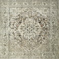 thumbnail image 1 of Ahgly Company Indoor Square Traditional Khaki Green Area Rugs, 8' Square, 1 of 1