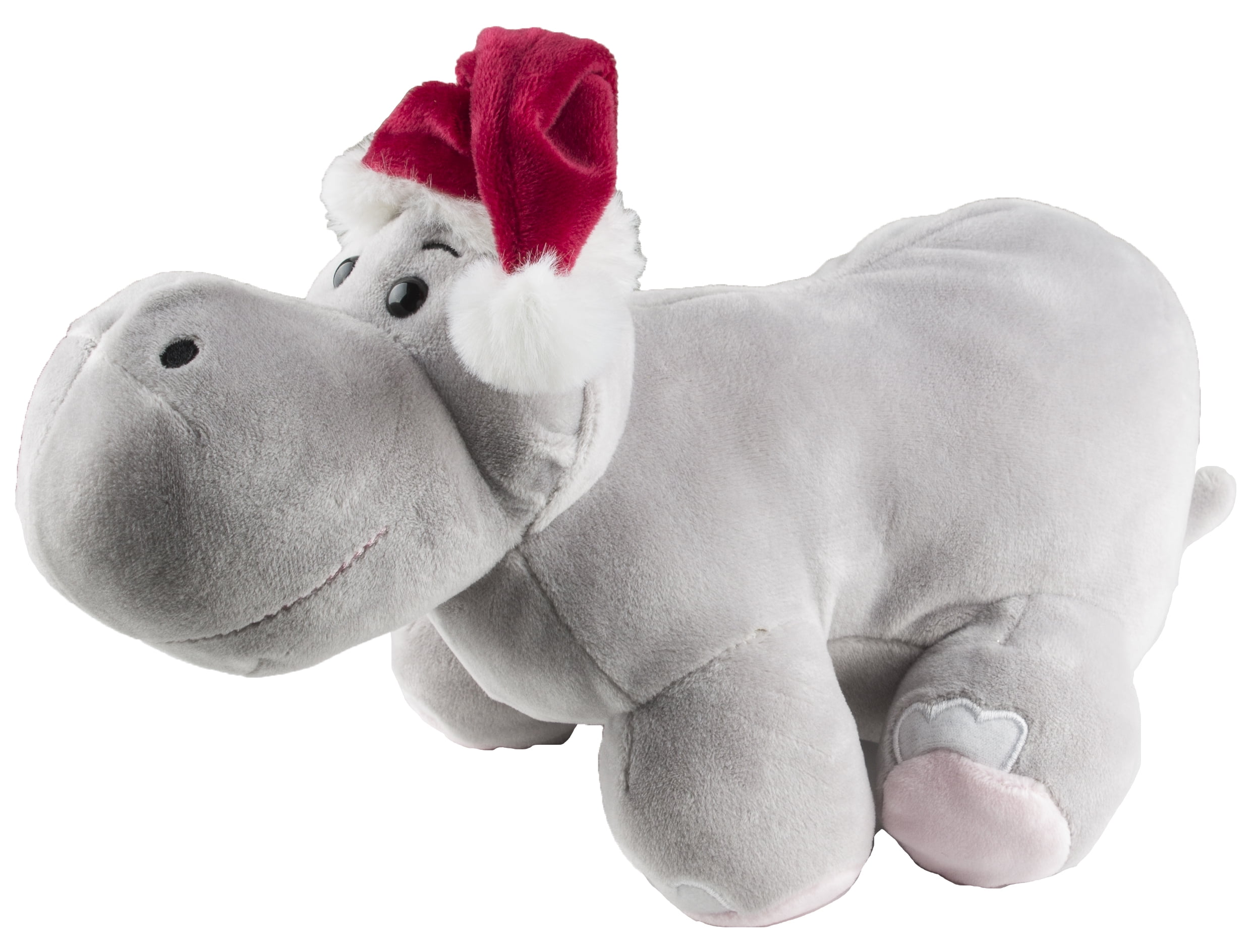 hippopotamus for christmas plush