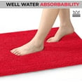 thumbnail image 5 of Yafa Home Fashion 1 Piece Solid Microfiber Soft Bathroom Rug , Non-Slip TPR Backing, 5 of 6