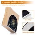 thumbnail image 4 of Deer Clouds Napkin Holder for Table Clear Napkin Stand Paper Holder Acrylic Organizer Dispenser Napkins for Dinner Kitchen Restaurant Room, 4 of 8