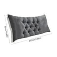 thumbnail image 2 of ZZkhGO Large Bedside Headboard Cushion, Soft Back Support Pillow, Tatami Bed Back Cushion for Bedroom, 2 of 6