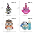 thumbnail image 4 of Set de broches con diseño de búho con dibujos animados, diseño de alfileres con diseño de búho, boni, 4 of 4