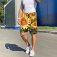 thumbnail image 6 of Sikiie Golden Sunflower In Field Mens Pajama Shorts, Lightweight Lounge Pant with Pockets Soft Sleep Pj Shorts for Men4X-Large, 6 of 6