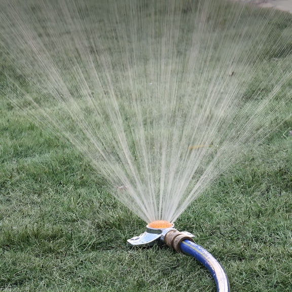 HIBIBUD 2026 New 360 Degree Metal Spot Sprinkler,Small Sprinkler Garden for Small Areas Sprinklers for Yard Circle Pattern Durable Outdoor Sprinkler with Gentle Water Flowing Garden Watering Tool