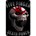 thumbnail image 1 of Placa Metal Vintage Golpe Muerte Pintura Hierro Rectangular 20x30cm, 1 of 9
