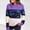 Purple Sweatshirt for Winter, variant on XPMWRP Women's Vintage Colorblock Sweatshirt Crewneck Long Sleeve Casual Loose Pullover Fall Winter Oversized Sweatshirt Purple L
