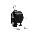 thumbnail image 2 of Bolsa de cuero PU para pelotas de golf Mini cintura para colgar accesorios para exteriores (negro) Ehuebsd  Para estrenar, 2 of 6