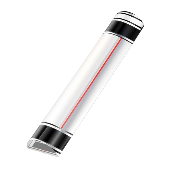 Magnetic Crafting Ruler Featuring Magnification Sliding Marker Travel Friendly For Embroidery & Sewing Perfection