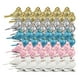 thumbnail image 3 of 12 pájaros de espuma con plumas artificiales ostentosos para exhibiciones, manualidades, juguetes para niños Oro Cola Artificial Birds Garden, 3 of 8