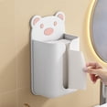 thumbnail image 5 of Kleenex Tissues Boxes, Tissue Holder, Pp Material Bear Cartoon Multi Functional Creative Facial Tissues Boxes for Bathroom and Household Use, Brown, 5 of 7