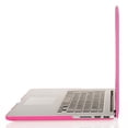 thumbnail image 6 of Mosiso MacBook Pro 13 Retina Case (No CD-ROM Drive), Ultra Slim Soft-Touch See Through Plastic Hard Shell Cover for MacBook Pro 13.3" with Retina Display A1502/A1425 (Newest Version), Rose Red-1, 6 of 7