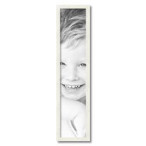 ArtToFrames 7x33" White Picture Frame, White Wood Poster Frame, with Regular Acrylic and 2 (FBPL-5140)