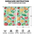 thumbnail image 2 of Fruit Curtains-blackout Curtains Bedroom Decor Living Room Darkening Grommet Window Drapes 2 Panels Set 41"x63", 2 of 2