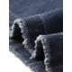 thumbnail image 5 of Falda de mezclilla INSPIRE CHIC para mujeres, con botones, dos bolsillos, dobladillo dividido, falda de jeans casual S azul, 5 of 6
