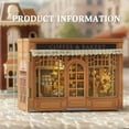 thumbnail image 2 of DIY Miniature House Kit, MOJINO Mini House Kit for Adult to Build, Wooden Dollhouse Making Kit with Furniture, Christmas Birthday Gifts- Bagel Time, 2 of 4